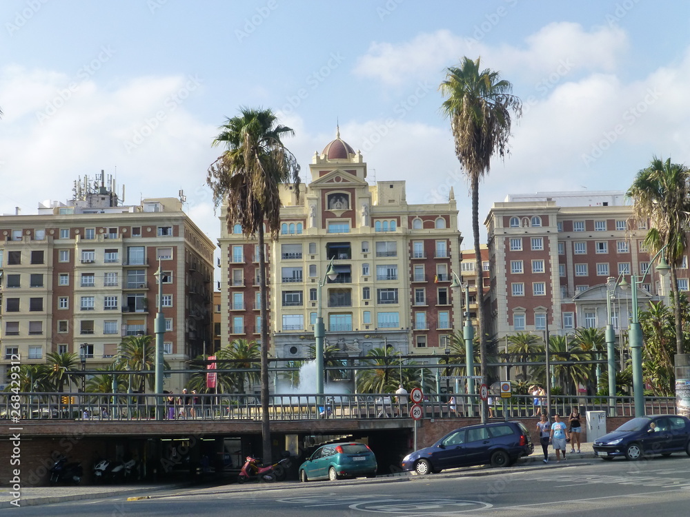 Malaga, coastal  city of Andalusia,Spain