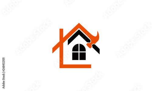 construction home logo