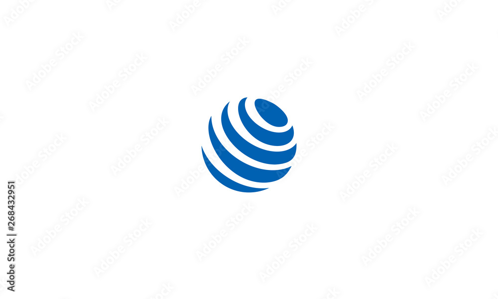 abstract globe logo abstract globe logo