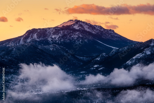 Sunrise on Twin Sisters Peak