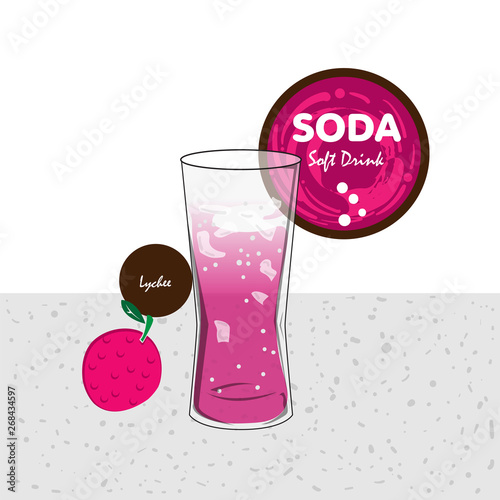 soda soft drink fruit graphic cup