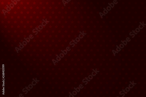 White and red background with red stars and soft blurred surfaces for the 4th of July Memorial Day; And other patriotic holidays