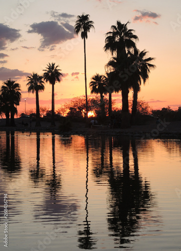 Another view of the sunset at Papago Park just before the color take on more vivid tones. 