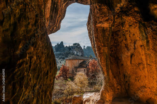 Hermitage of San Bartolome. Lobos river canyon