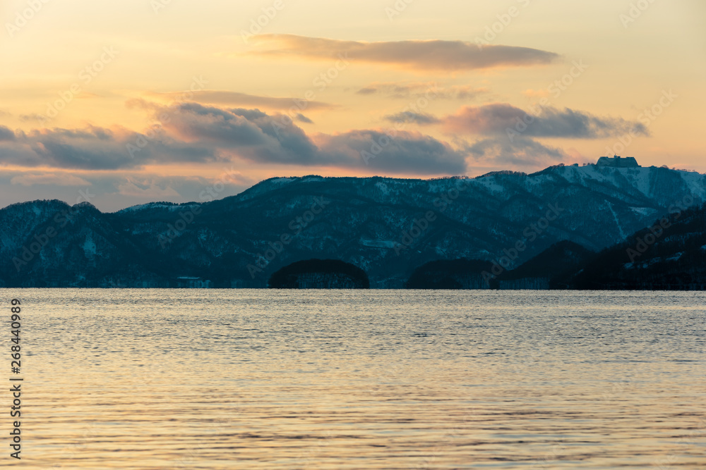 日本・北海道洞爺湖の風景