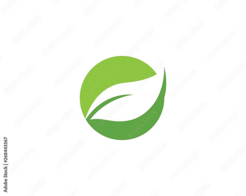 Green leaf logo Green leaf logo