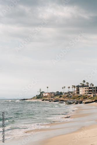 The Pacific Ocean and Windansea Beach, in La Jolla, San Diego, California © jonbilous