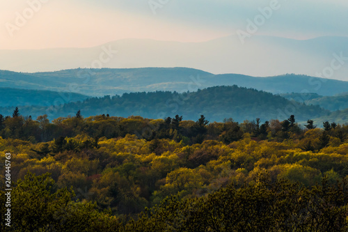 Cornwall, Connecticut, USA The view over the Berkshire Hills from Mohawk Mountain. © Alexander