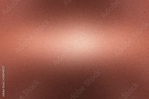 Light shining on red steel wall surface, abstract texture background