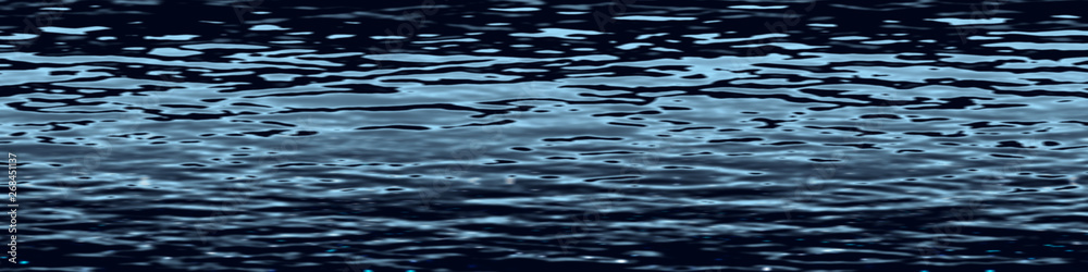 Naklejka premium Deep blue water surface seamless tile
