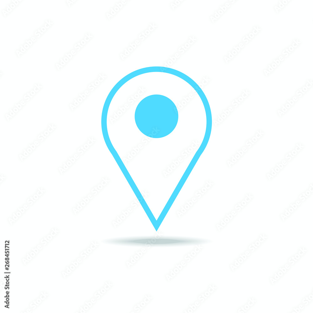 Location icon vector. Pin sign Isolated on white background. Navigation map, gps, direction, place, compass, contact, search concept. Flat style for graphic design, logo, Web, UI, mobile upp, EPS10 Location icon vector. Pin sign Isolated on white background. Navigation map, gps, direction, place, compass, contact, search concept. Flat style for graphic design, logo, Web, UI, mobile upp, EPS10