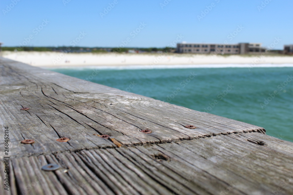 Fototapeta premium view of beach