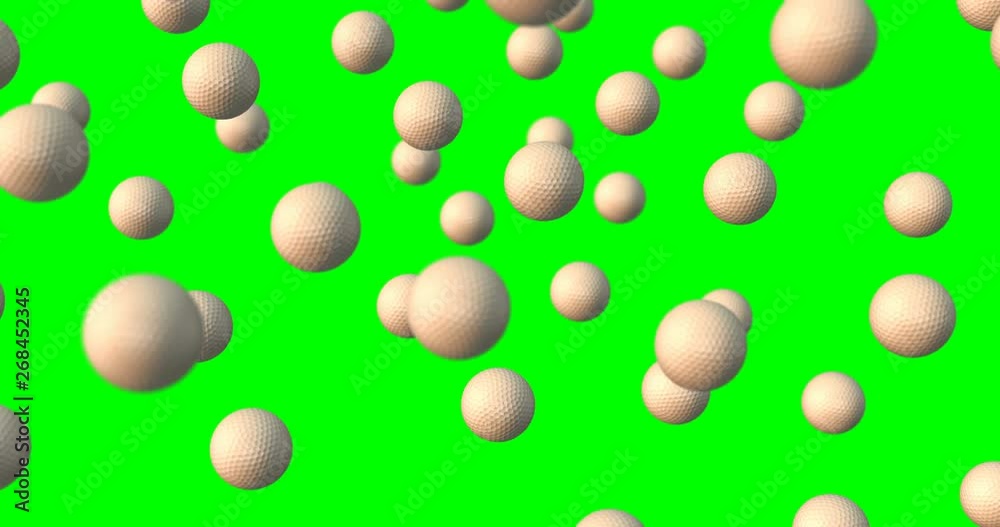 golf balls falling slow motion golf balls falling slow motion