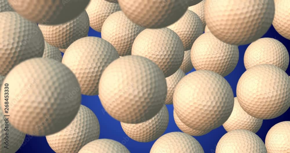 golf balls falling slow motion macro golf balls falling slow motion macro