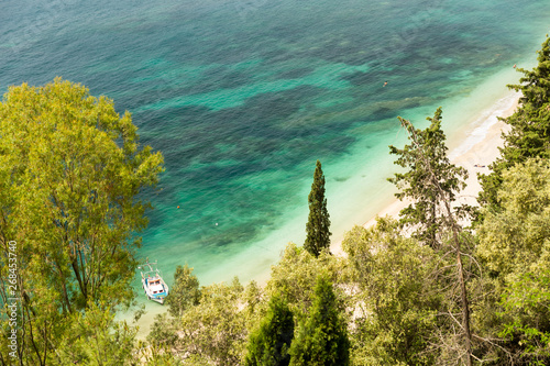 parga town valtos beach greek tourist resort