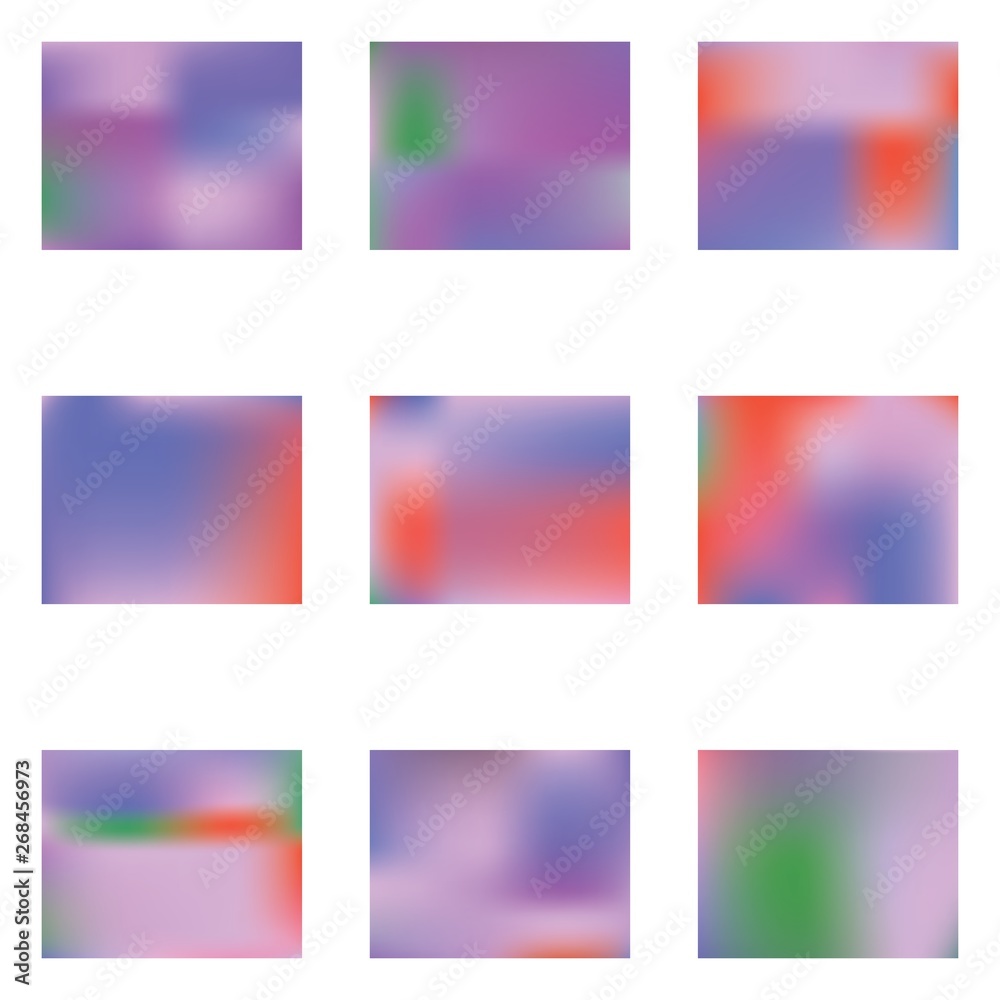 Naklejka premium Bright blurred graphics from various combinations of colors and shades.