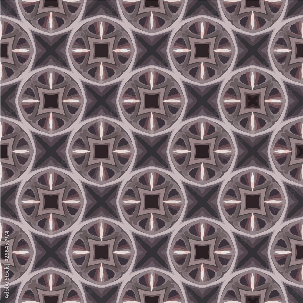 Unique geometric swatch. Perfect for wrapping paper, wallpaper, textile and surface design. Vector creative Ethnic Style seamless pattern. Unique geometric swatch. Perfect for wrapping paper, wallpaper, textile and surface design. Vector creative Ethnic Style seamless pattern.