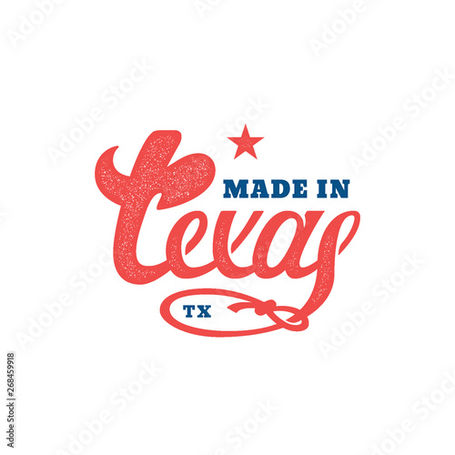 Texas lettering