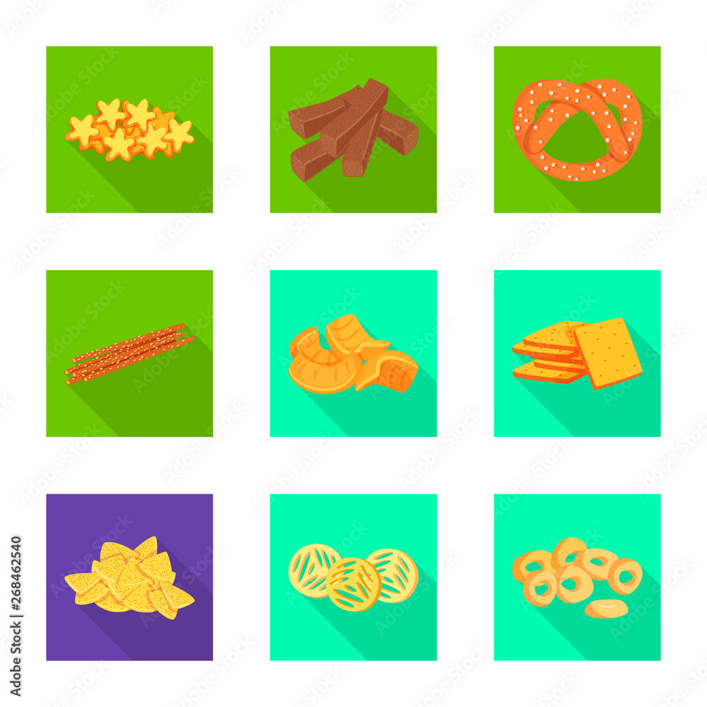 Vector illustration of Oktoberfest and bar sign. Collection of Oktoberfest and cooking stock symbol for web.