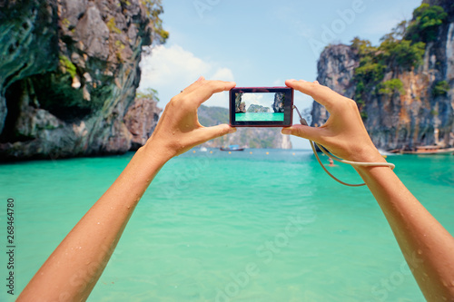 Tourism and vacation. Close...