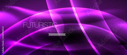 Neon light waves