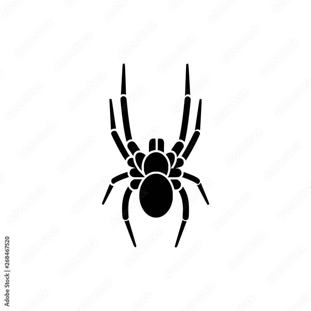 Black Spider Logo design template Black Spider Logo design template