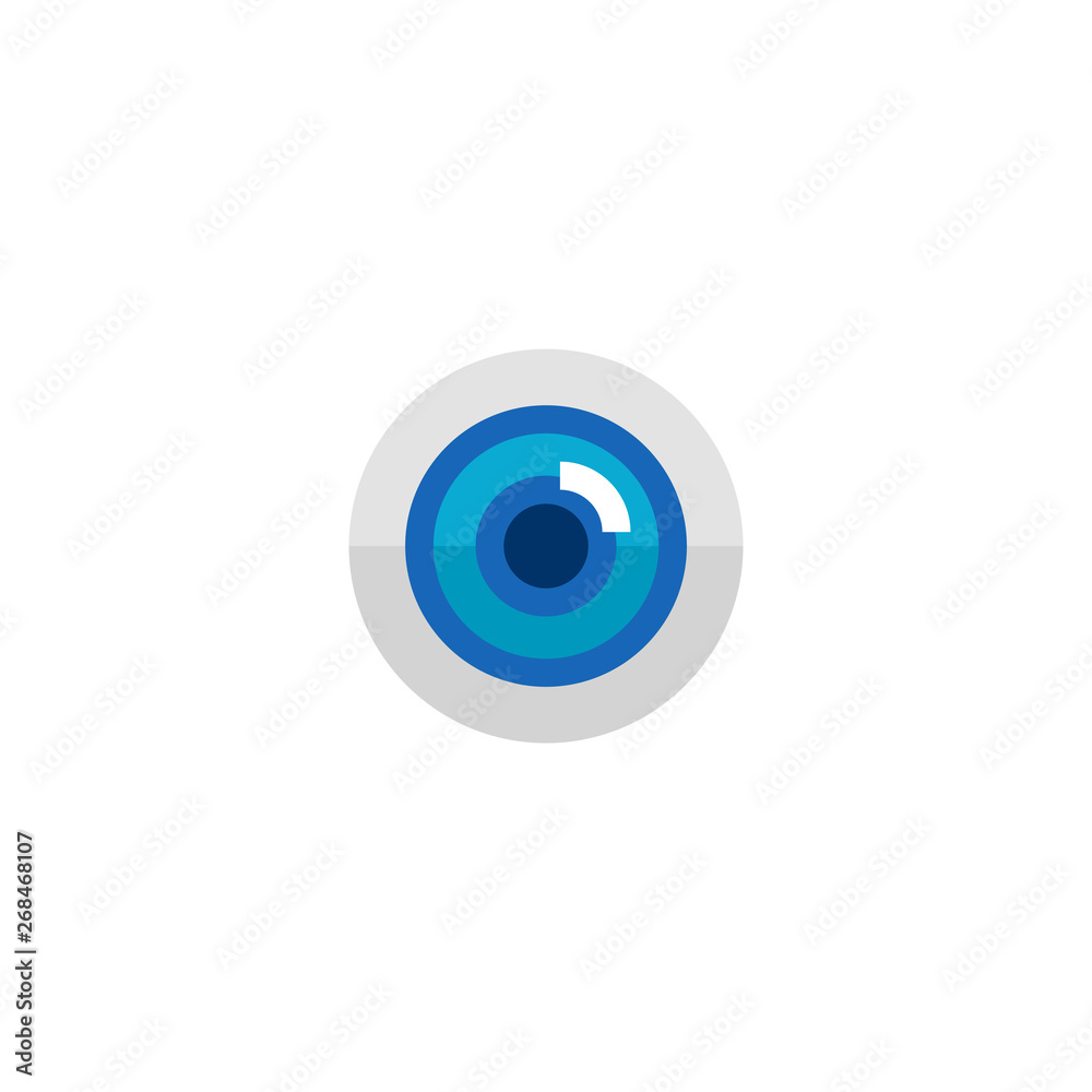 eye icon sight sense symbol. medical healthcare vector illustration eye icon sight sense symbol. medical healthcare vector illustration