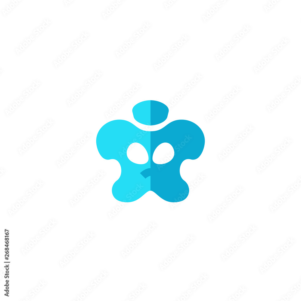 pelvis bone icon design hip skeleton symbol. medical healthcare vector illustration pelvis bone icon design hip skeleton symbol. medical healthcare vector illustration