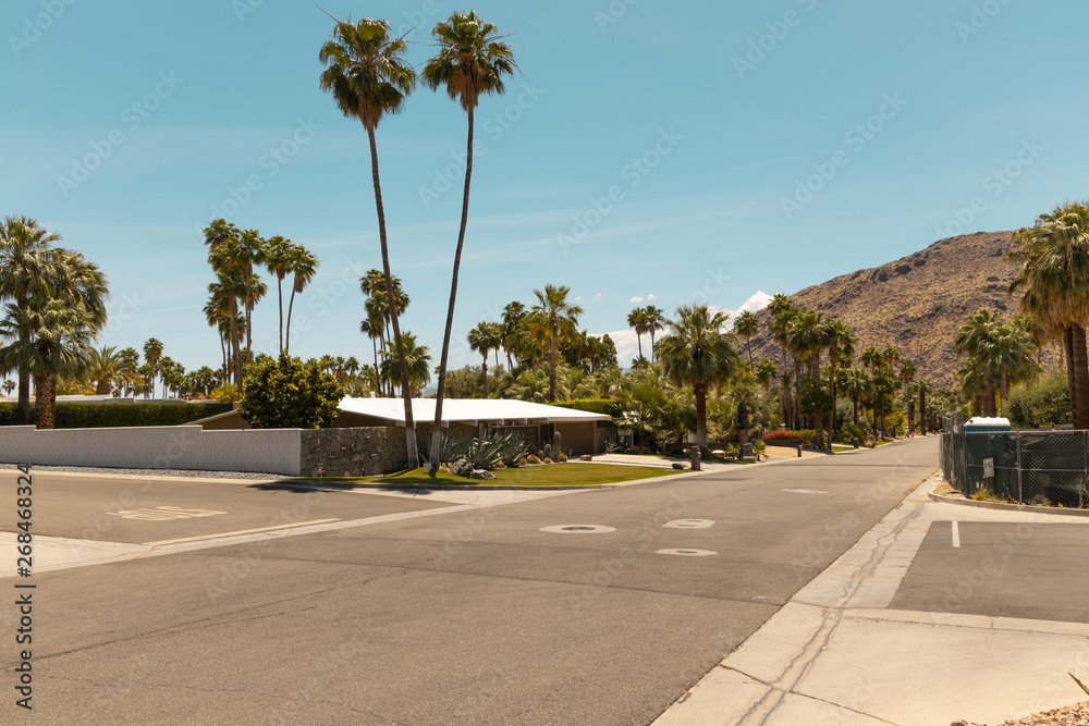 street of palm spring street of palm spring