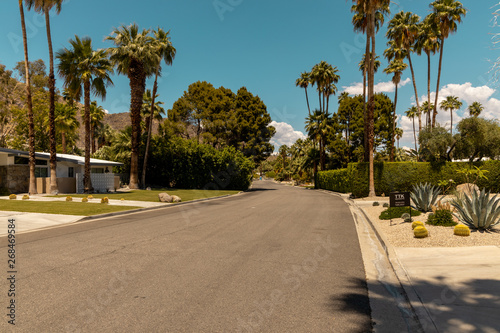 street of palm spring © Mickael