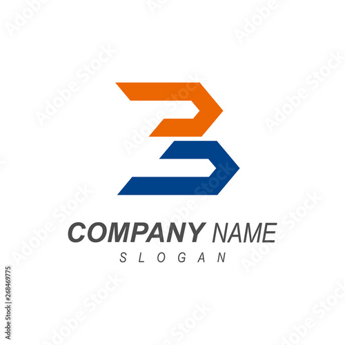 Free Download  logo letter b, logo letter b with a simple look, company initials, - GFXLoad