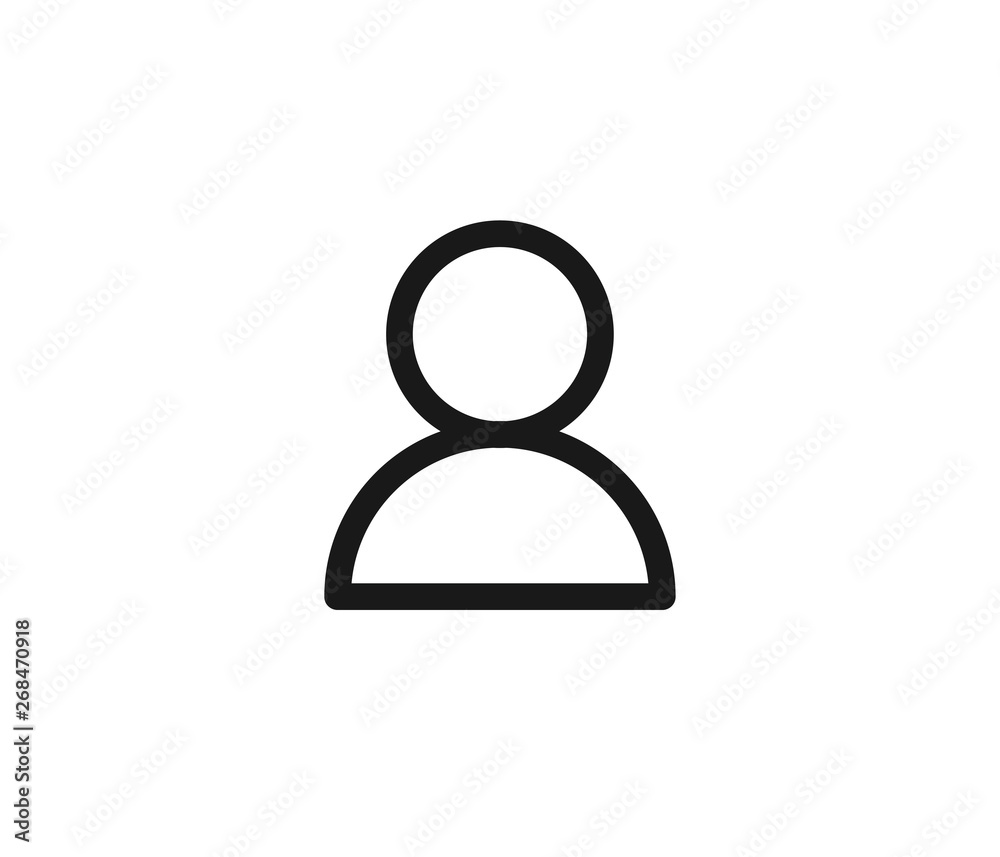 Modern people icon vector - people line icon vector Modern people icon vector - people line icon vector