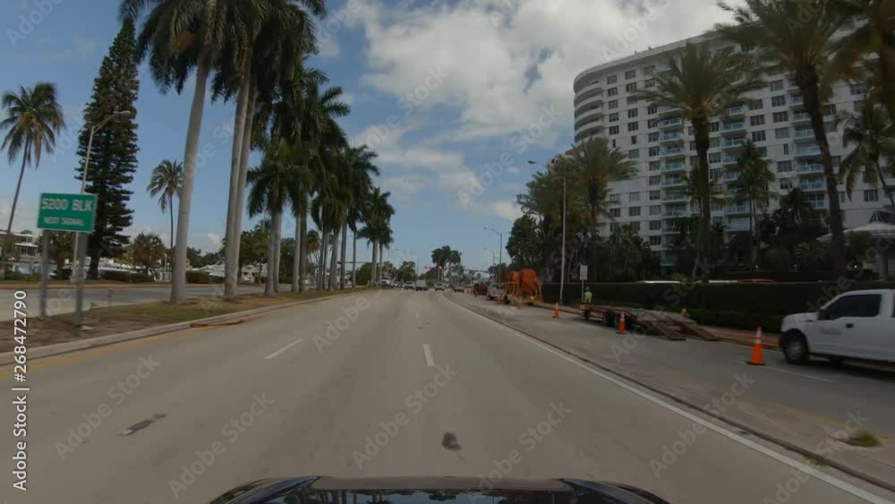 Driving b-roll Miami Beach Driving b-roll Miami Beach
