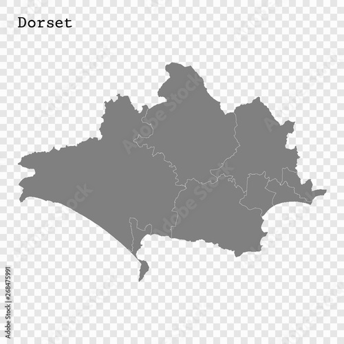 High Quality map is a county of England