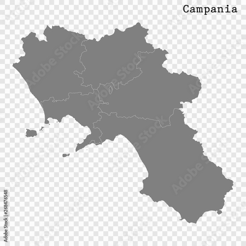 High Quality map is a state of Italy