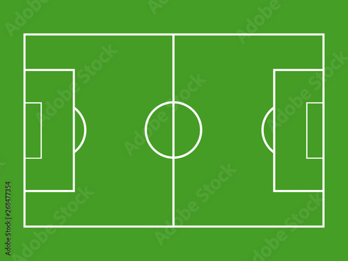 サッカーグラウンド Stock イラスト Adobe Stock
