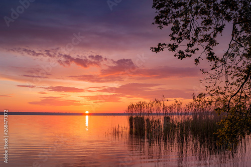 Photography Sunrise at the Berlin Müggelsee in 2019.