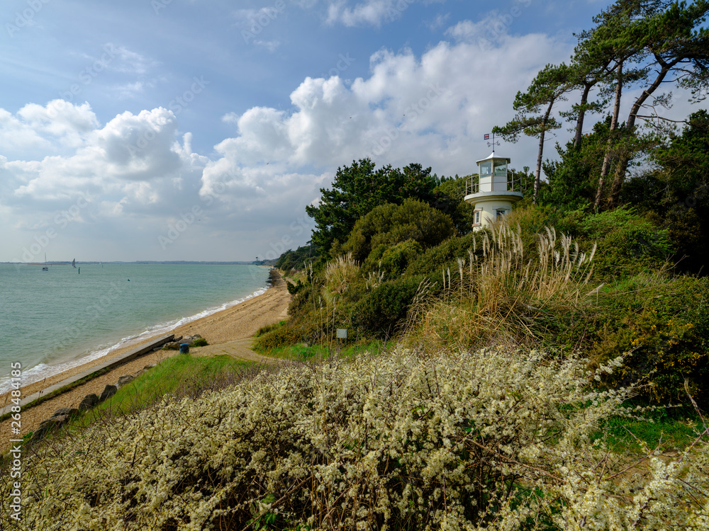 The Millenium Light at Lepe, New Forest National Park, Hampshire, UK The Millenium Light at Lepe, New Forest National Park, Hampshire, UK