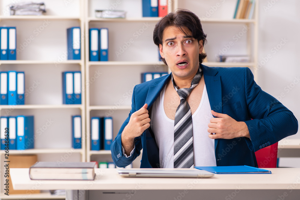 Employee coming to work straight from bed Employee coming to work straight from bed
