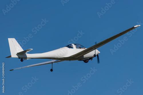 Single-engine sports plane.