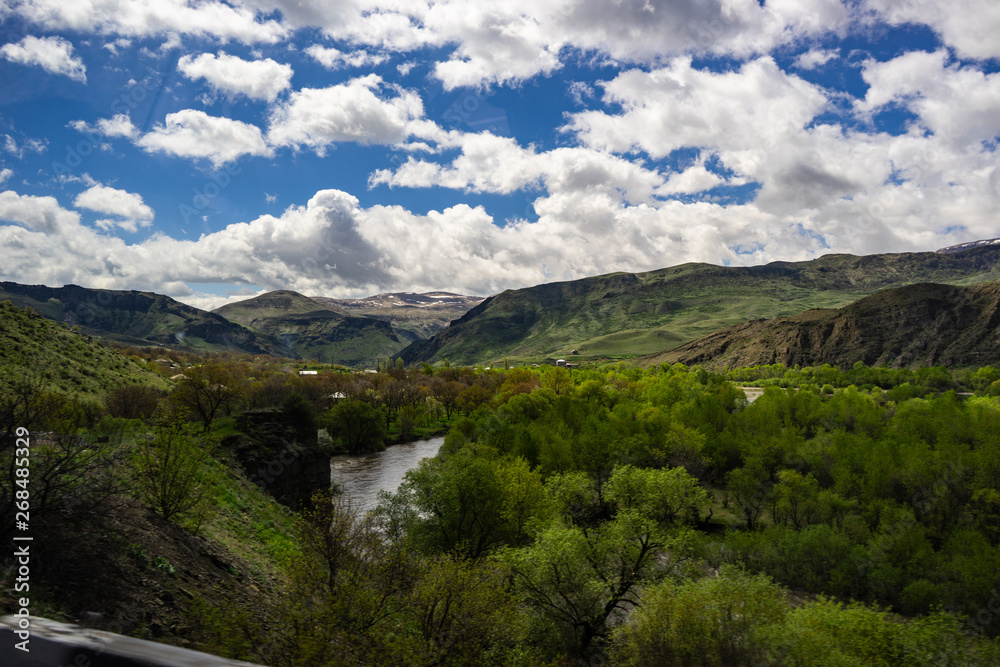 Obraz premium Georgian Caucasus landscape