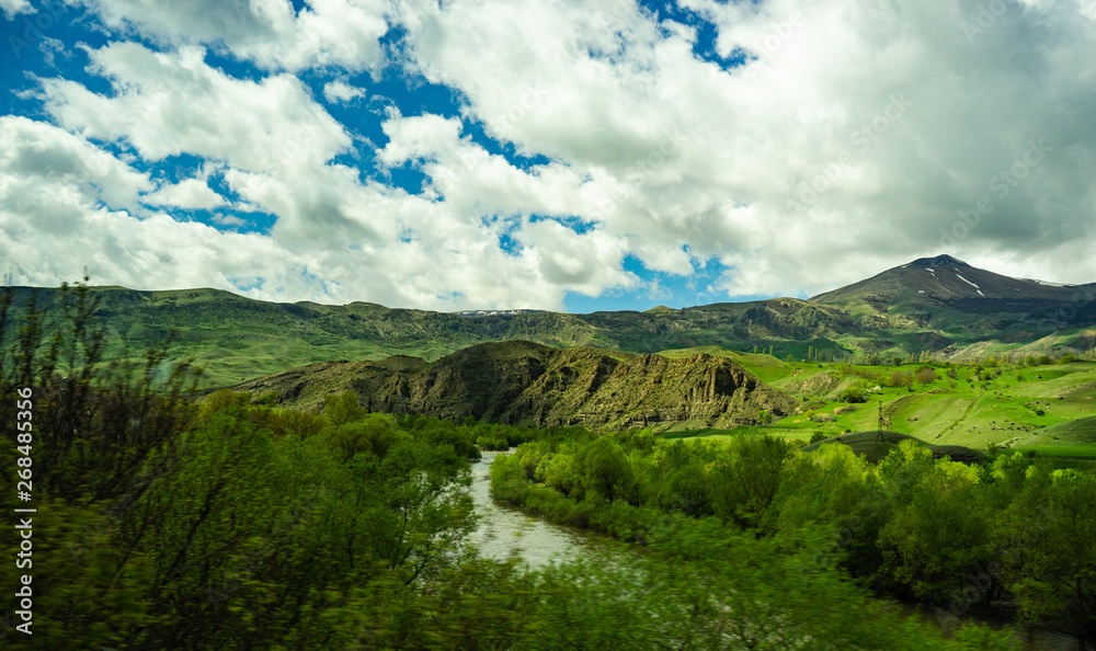 Georgian Caucasus landscape