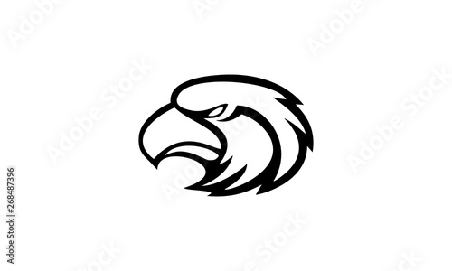 head of eagle logo
