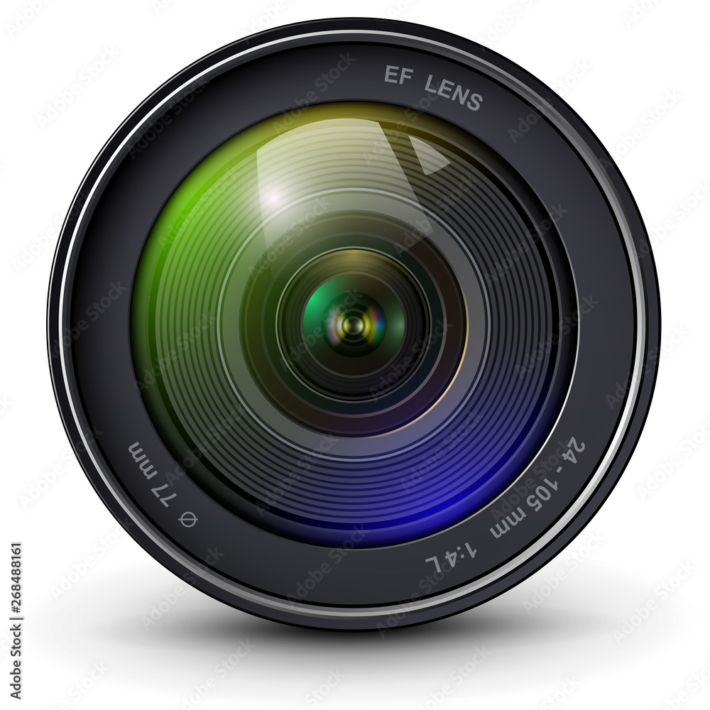 © Cobalt - Camera lens 3D icon