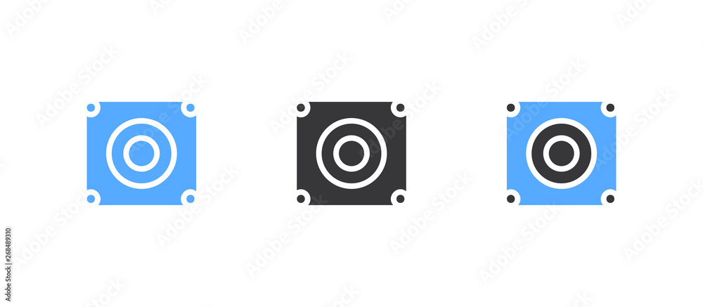 Camera glyph icon - Modern glyph camera sign vector - Illustration Camera glyph icon - Modern glyph camera sign vector - Illustration