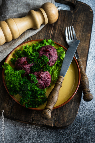 Traditional georgian dish phali photo