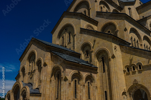 Sameba cathedral in Tbilisi, Georgia photo