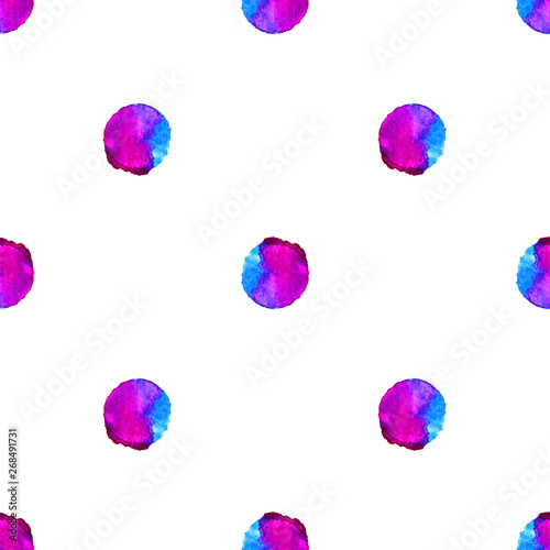 Watercolor abstract seamless pattern background. Template for a business card, banner, poster, notebook, invitation