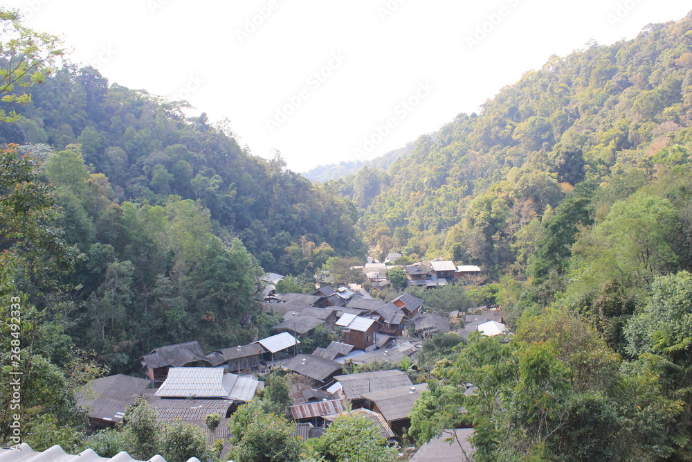 Village in the hill, Northern of Thailand