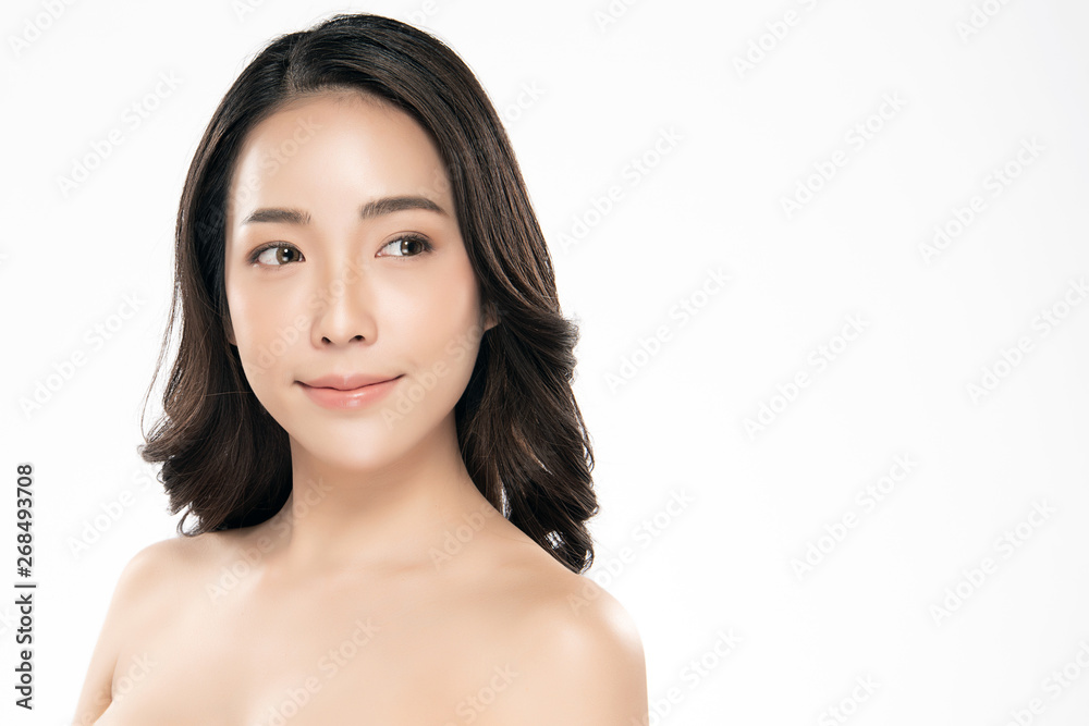 Beautiful Young asian Woman with Clean Fresh Skin Beautiful Young asian Woman with Clean Fresh Skin